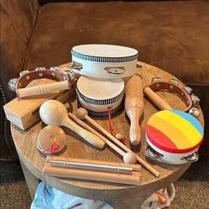 Colorful Wooden Percussion Instrument Set